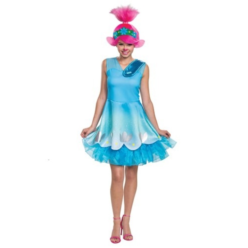 Poppy Trolls World Tour Women's Costume Small