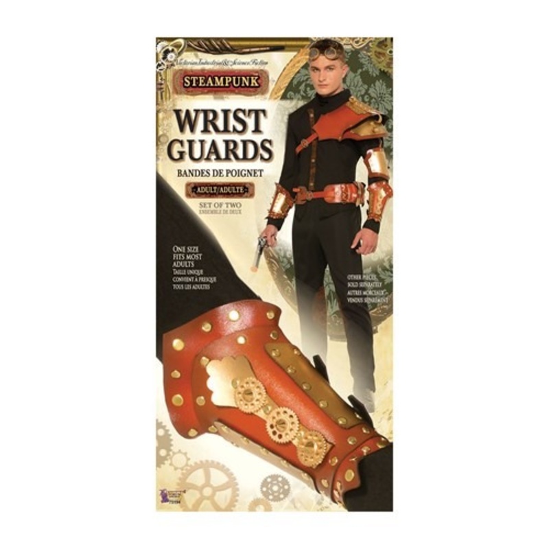 Steampunk Wrist Guards Accessory for Men Standard