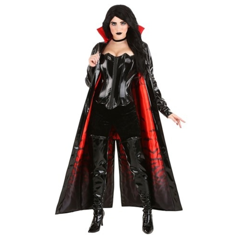Goth Vampiress Costume for Women Medium