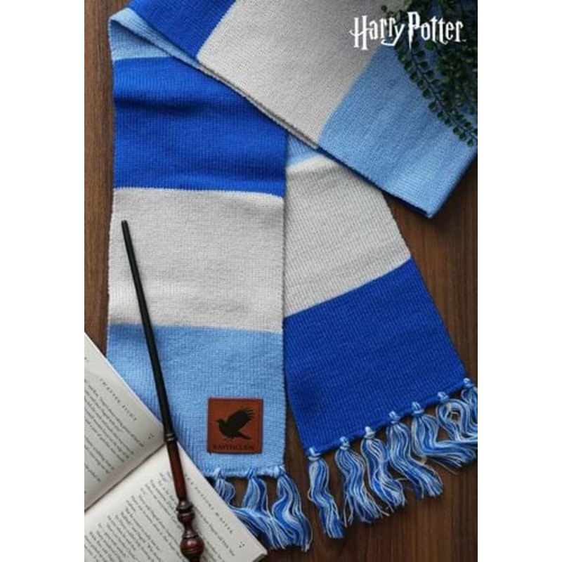 Harry Potter Ravenclaw Patch Striped Scarf Standard