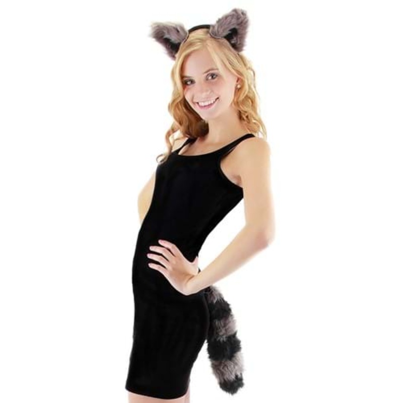 Raccoon Ears and Tail Set Standard