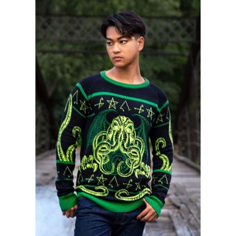Rage of Cthulhu Halloween Sweater for Adults X-Small