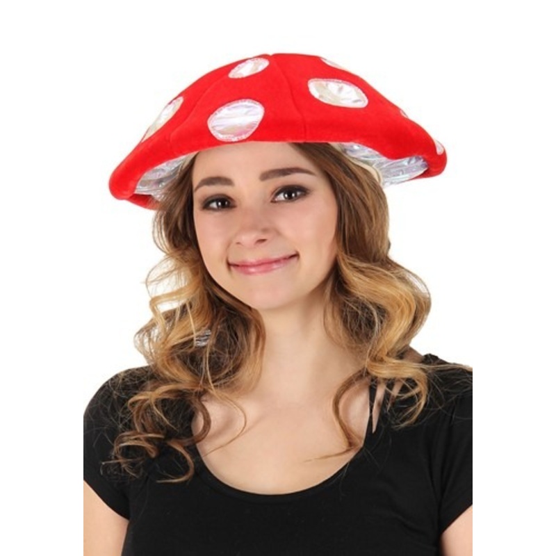Red Mushroom Lumen Costume Hat Standard