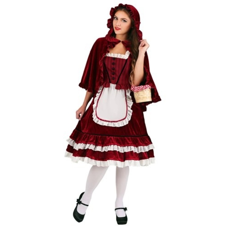 Women's Classic Red Riding Hood Costume Medium