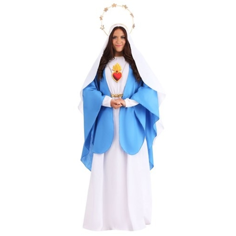 Women's Nativity Mary Costume Small