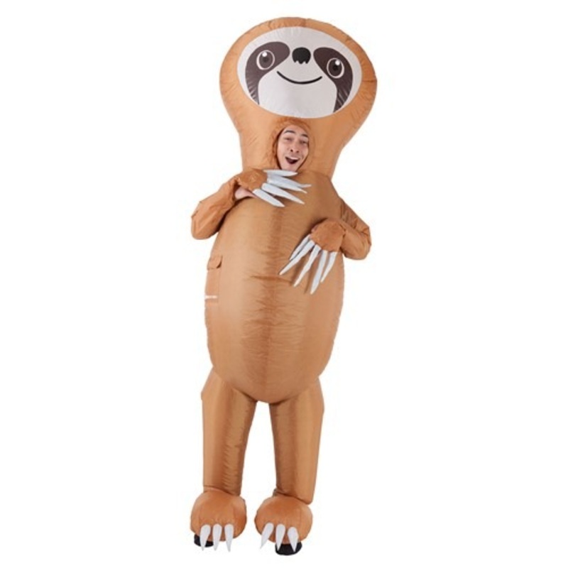 Adult Inflatable Sloth Costume Standard