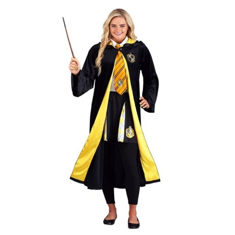Deluxe Harry Potter Adult Plus Size Hufflepuff Robe Costume 2X