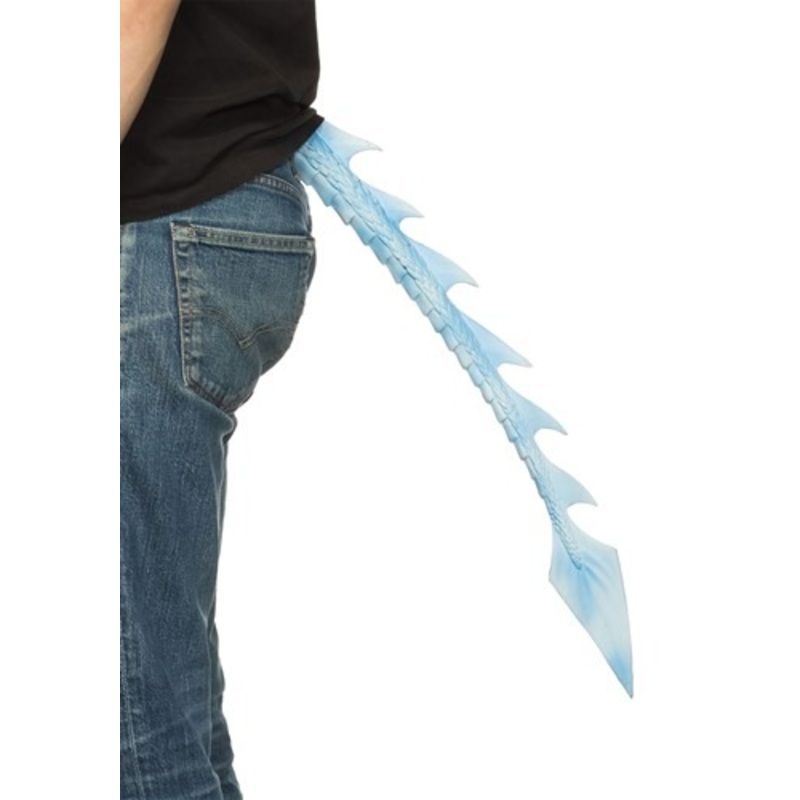 Ice Blue Dragon Costume Tail Accessory Standard