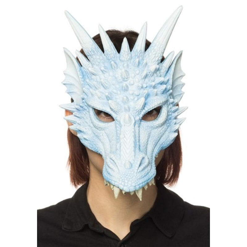 Ice Blue Dragon Mask Standard
