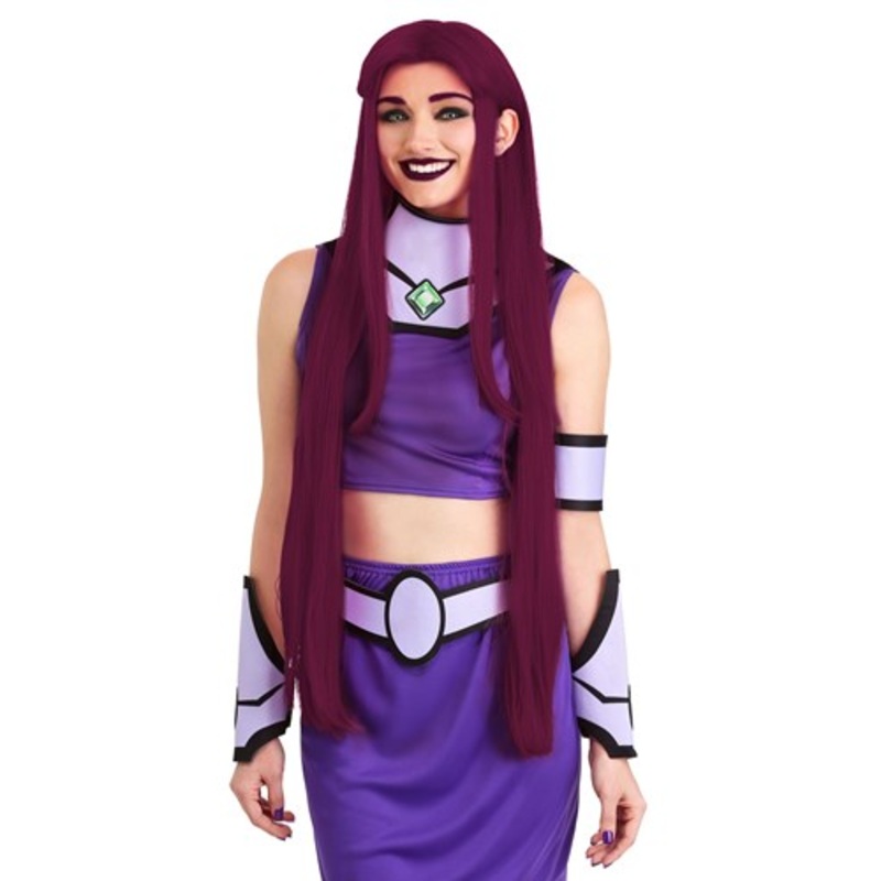 Magenta Superhero Wig for Women Standard
