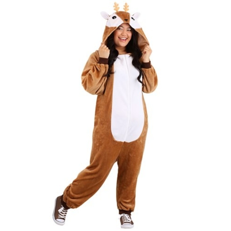Plus Size Women's Fawn Deer Costume 2X