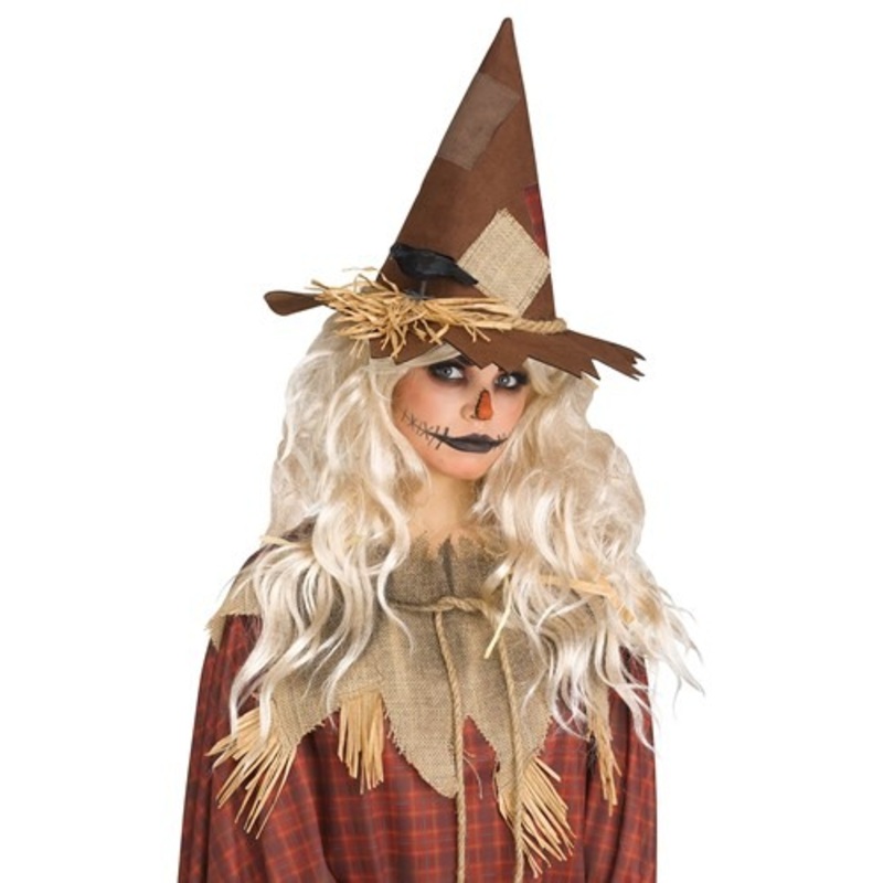 Scary Scarecrow Hat for Adults Standard