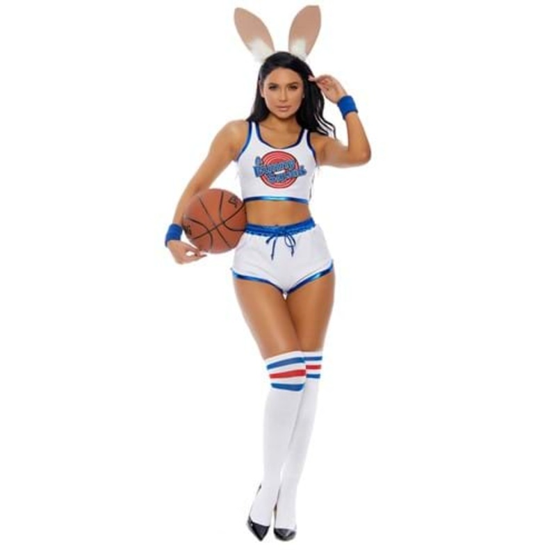 Sexy Bunny Squad Costume for Women X-Small/Small