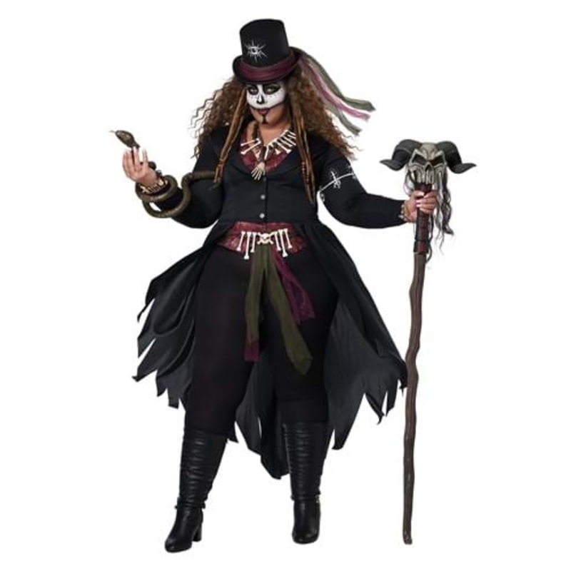 Women's Plus Size Voodoo Magic Costume 1X