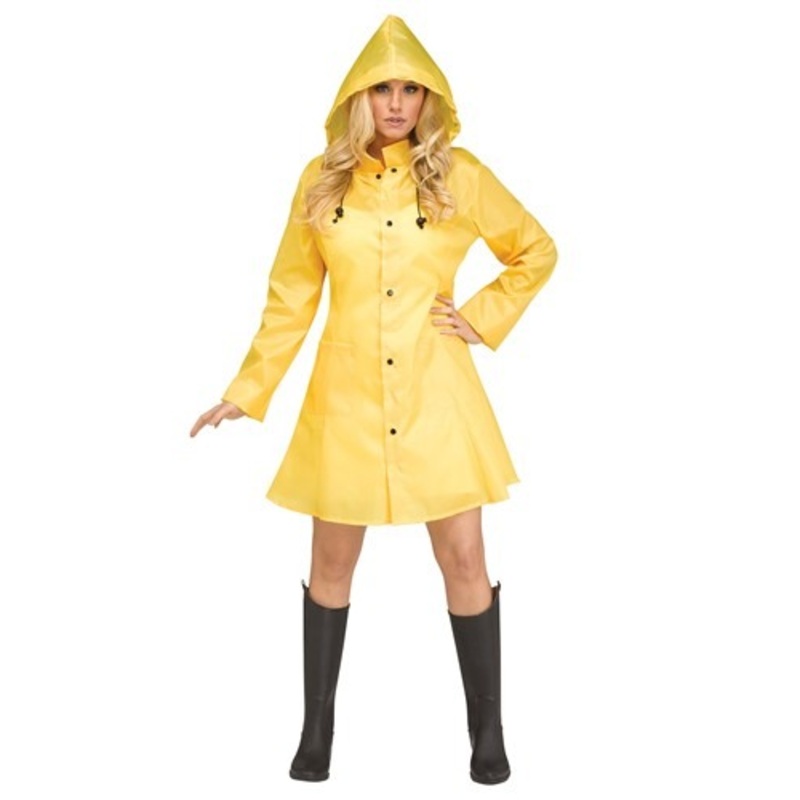Women's Yellow Raincoat Costume X-Small/Small
