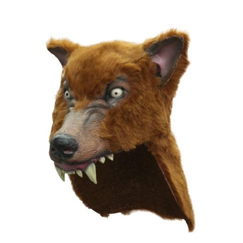 Brown Wolf Helmet Standard