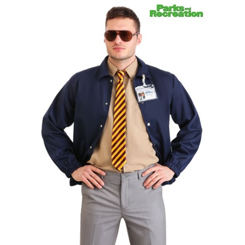 Men's Plus Size Parks and Recreation Burt Macklin Costume 2X