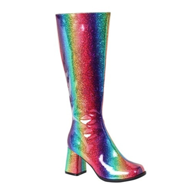 Rainbow Gogo Boots for Women Size 6