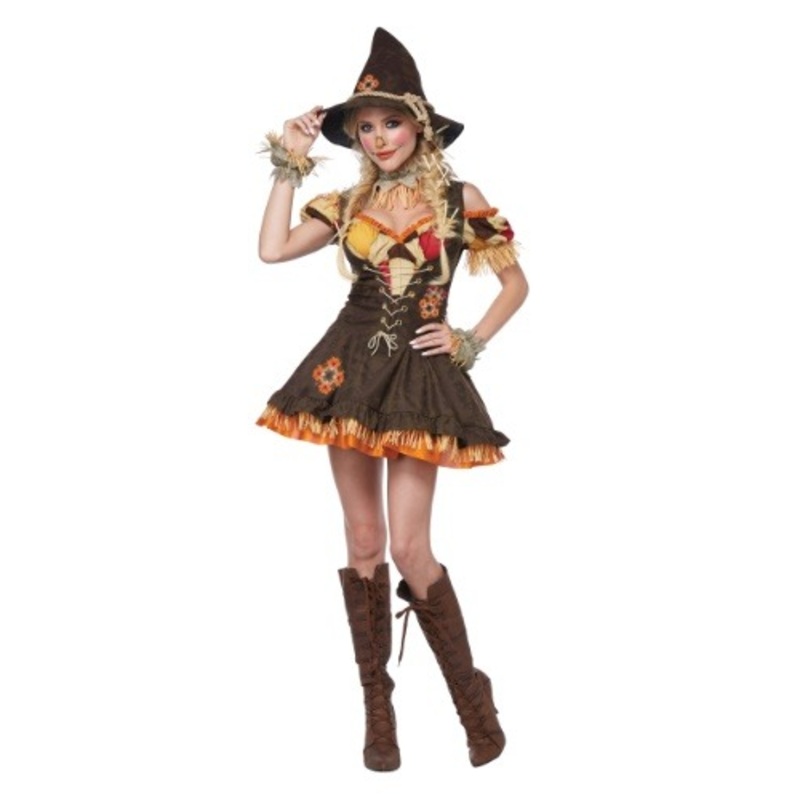 Womens Sassy Scarecrow Costume X-Small