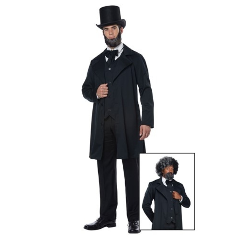 Abraham Lincoln/Frederick Douglass Men's Costume Small