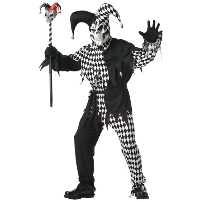 Adult Dark Jester Costume Small