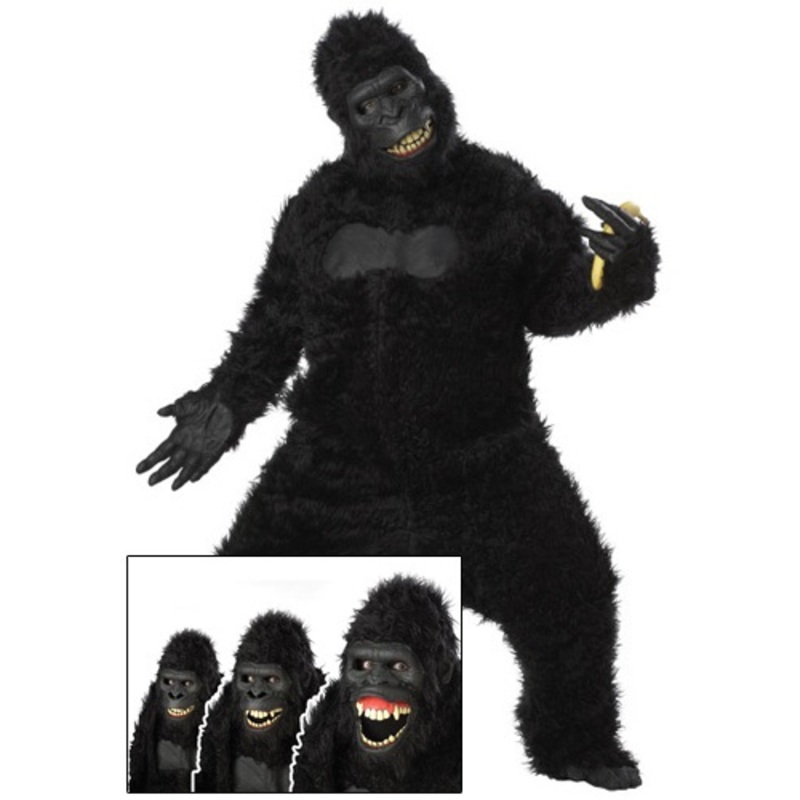 Adult Goin Ape Gorilla Costume Standard