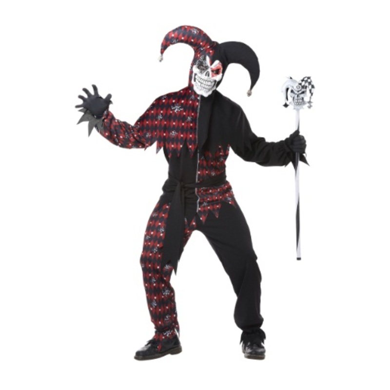 Adult Sinister Jester Costume Small