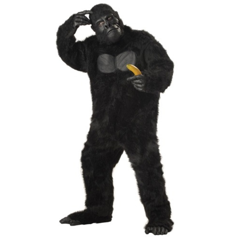 Realistic Gorilla Plus Size Costume Suit Plus