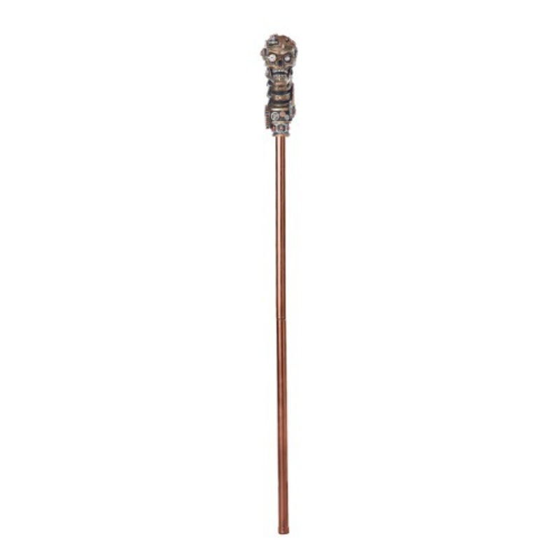 Steampunk Gear Skull Costume Accessory Cane Standard