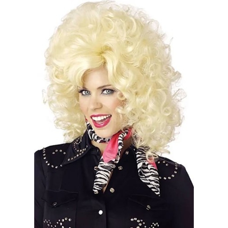 Women's Country Western Star Blonde Wig Standard