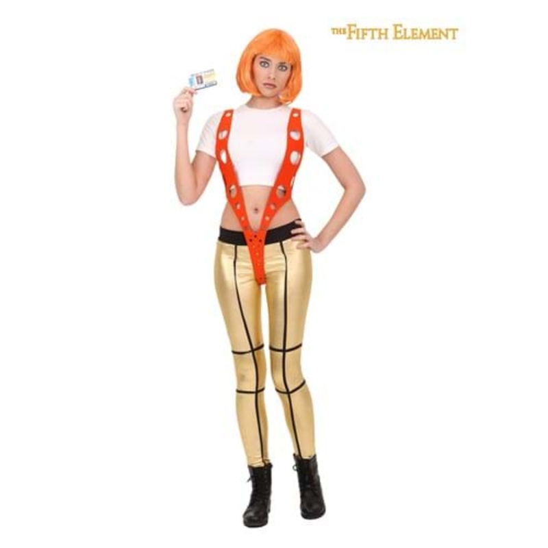 5th Element Leeloo Orange Harness Women's Costume XX-Small