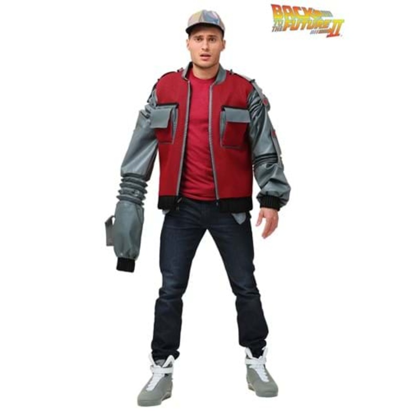 Authentic Marty McFly Jacket Costume Small