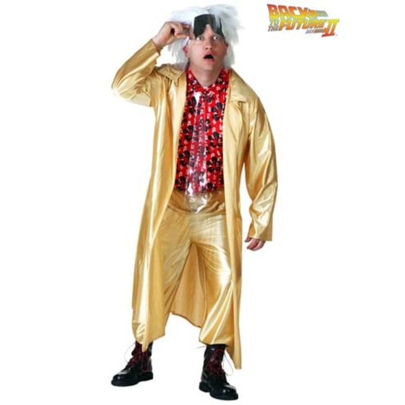 Back to the Future 2015 Doc Brown Costume X-Small
