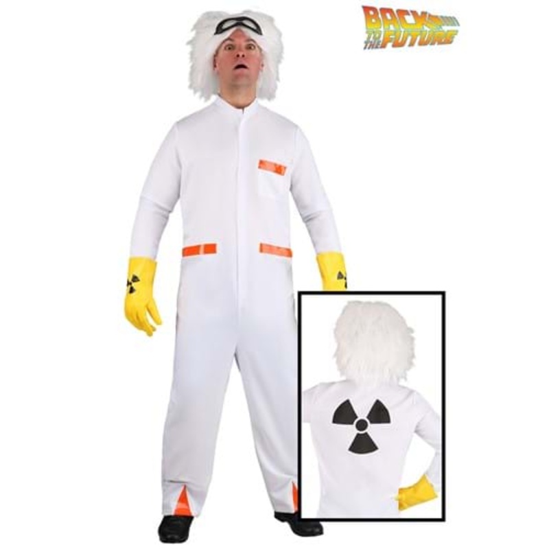 Back to the Future Doc Brown Costume X-Small