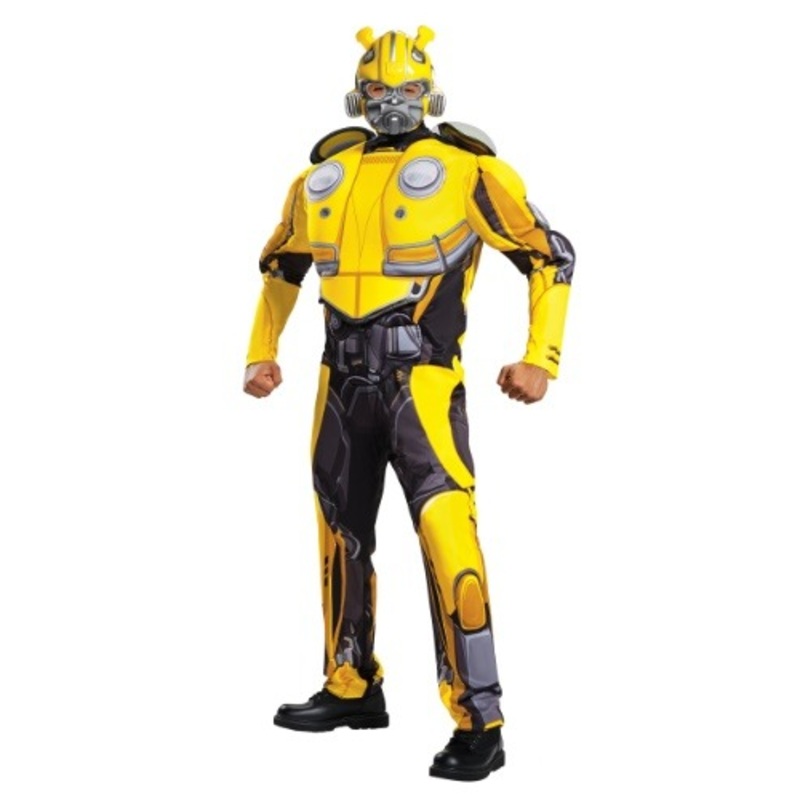 Bumblebee Movie Adult Bumblebee Muscle Costume X-Large