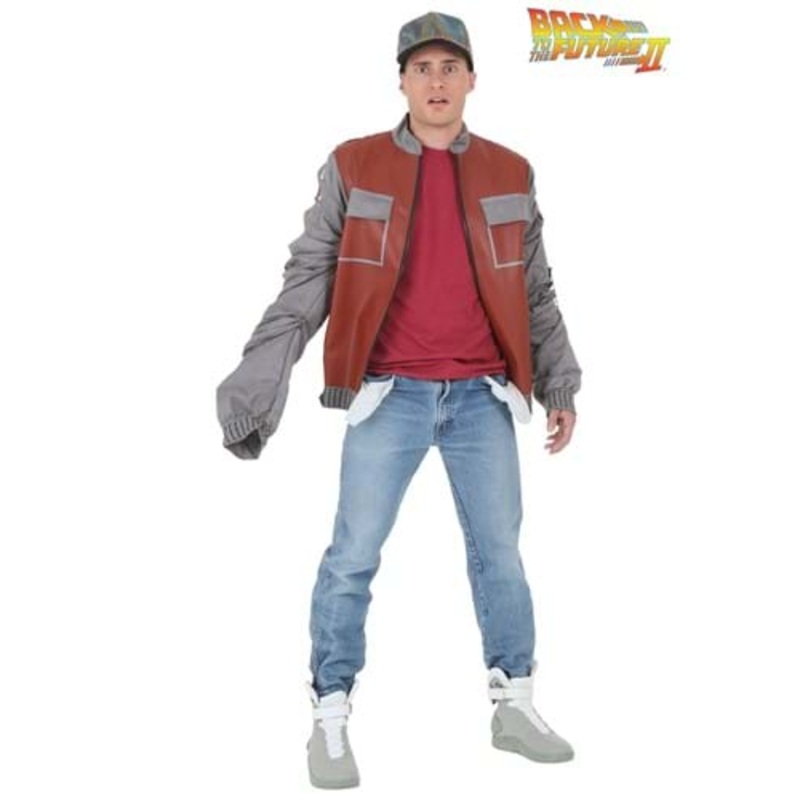 Plus Size Back to The Future II Marty McFly Jacket Costume 2X