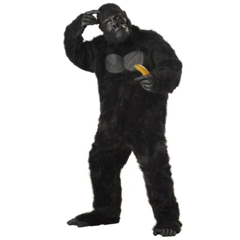 Realistic Gorilla Suit Costume for Adults Standard