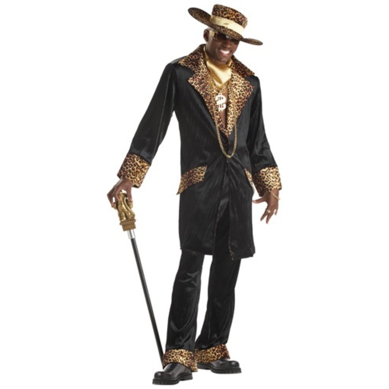 Supa Mac Daddy Pimp Costume Medium