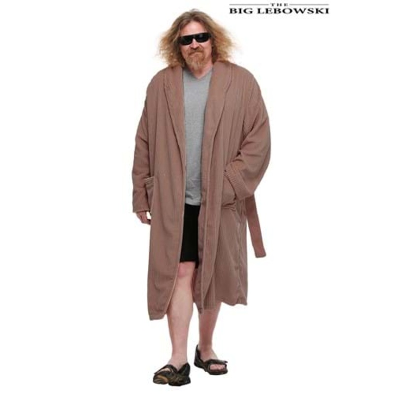 The Big Lebowski The Dude Bathrobe Costume for Men Small