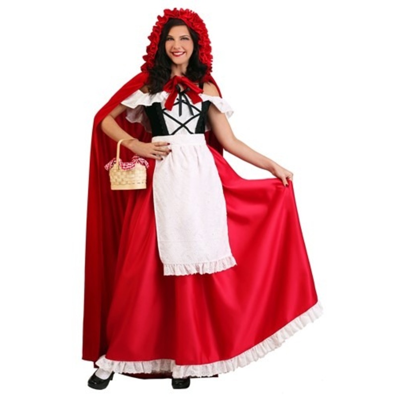 Women's Deluxe Red Riding Hood Costume Small