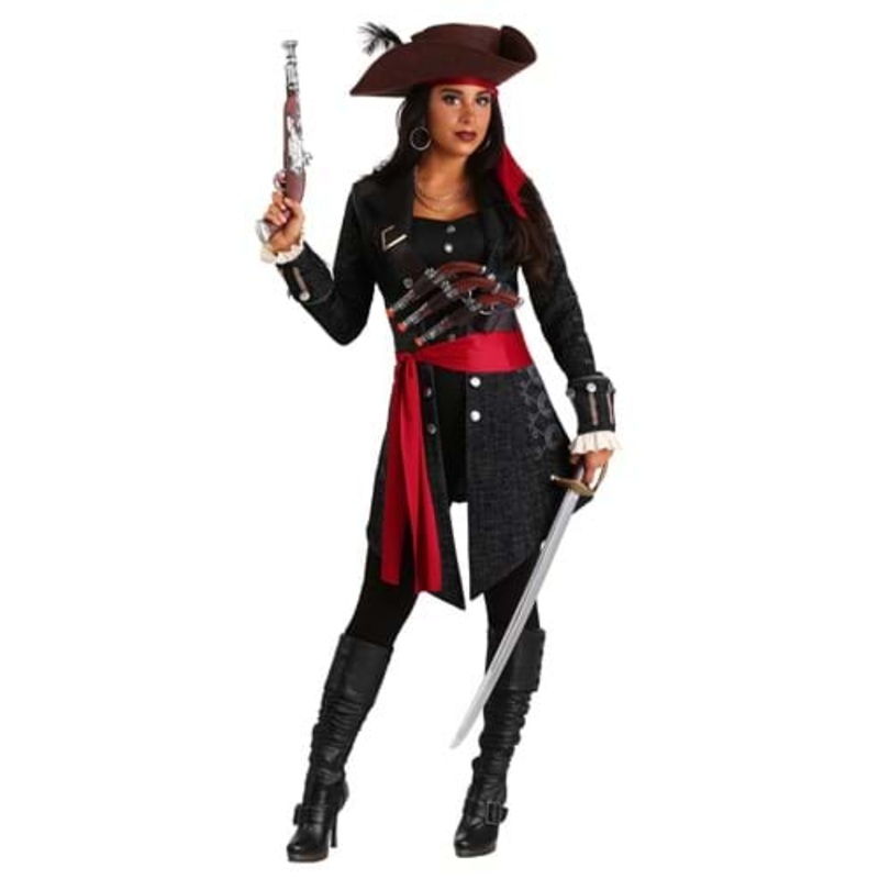 Women's Fearless Pirate Costume Small