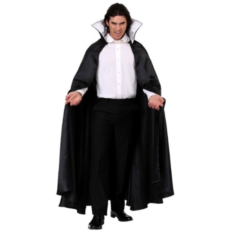 Adult Black Vampire Cloak Standard