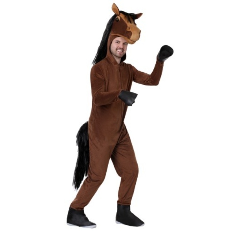 Brown Horse Costume for Adults Small