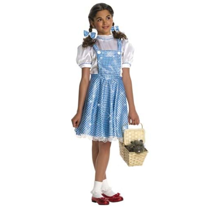 Girls Sequin Dorothy Costume Small