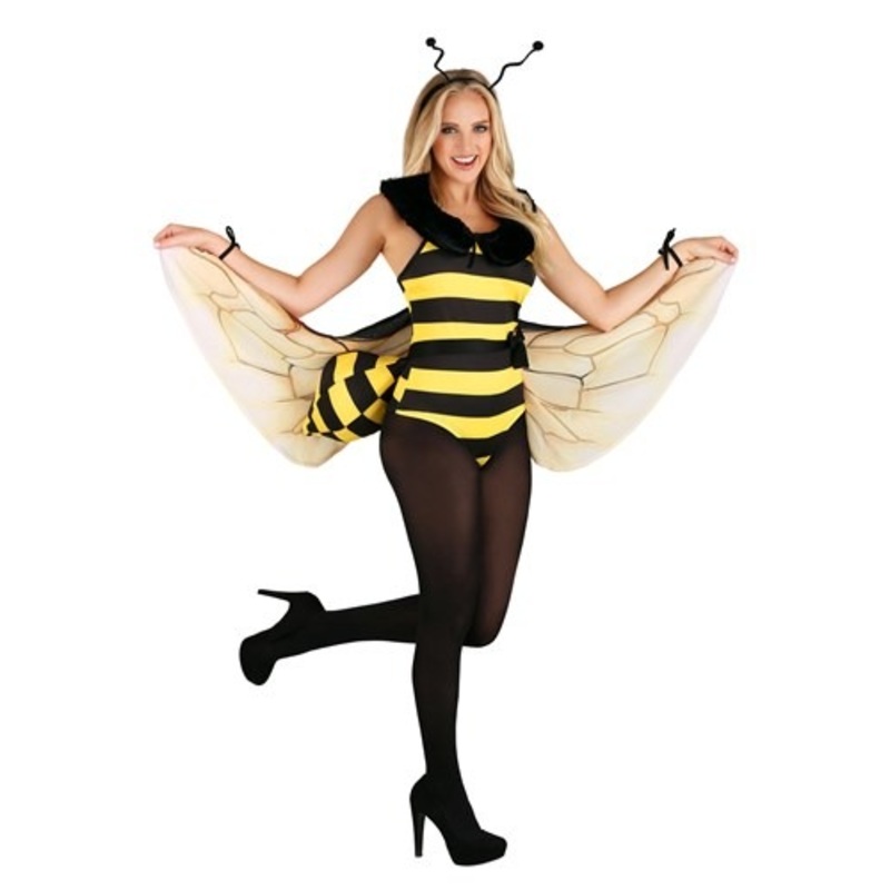 Honey Bee Bodysuit Costume for Women X-Small