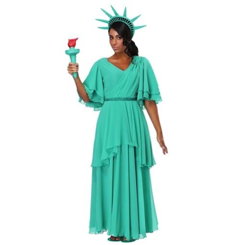 Womens Statue of Liberty Costume Small