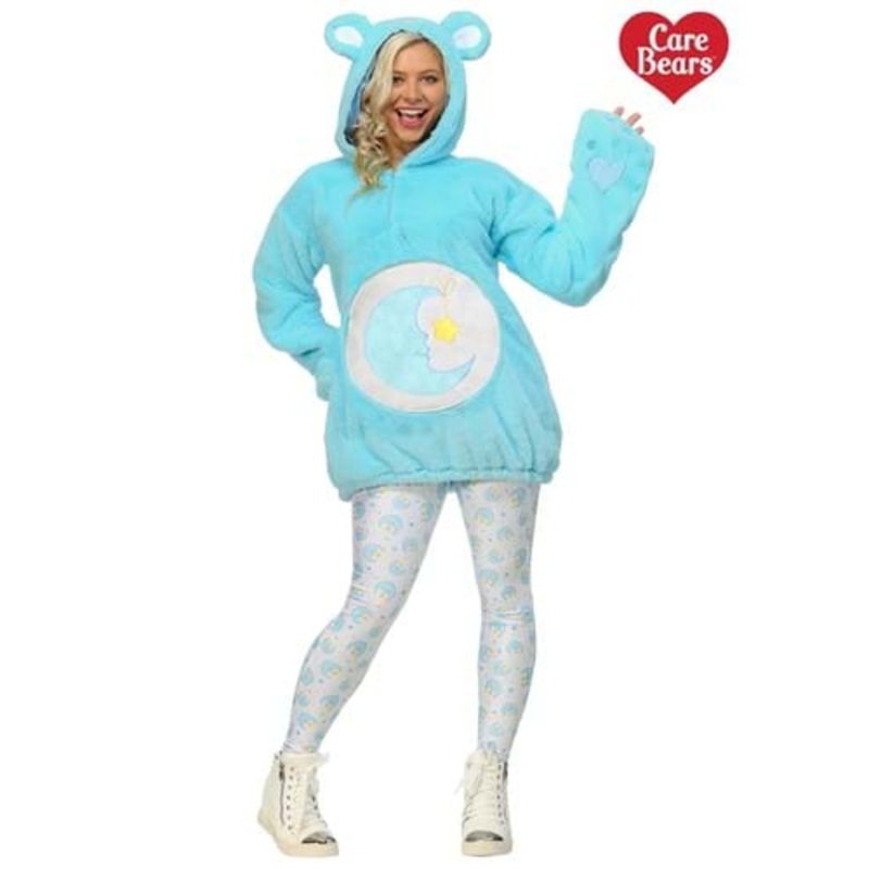 Care Bears Deluxe Bedtime Bear Hoodie Women's Costume X-Small