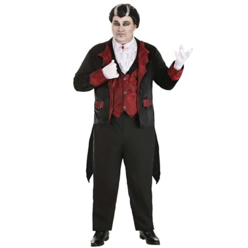 Men's Plus Size Dashing Vampire Costume 2X