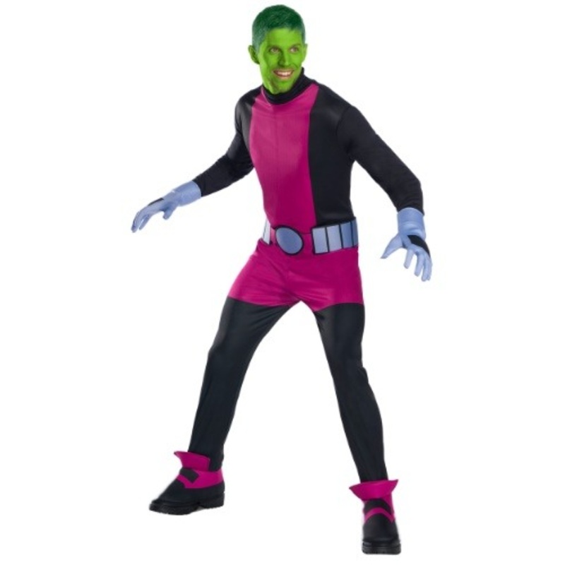 Men's Teen Titan Beast Boy Costume Small