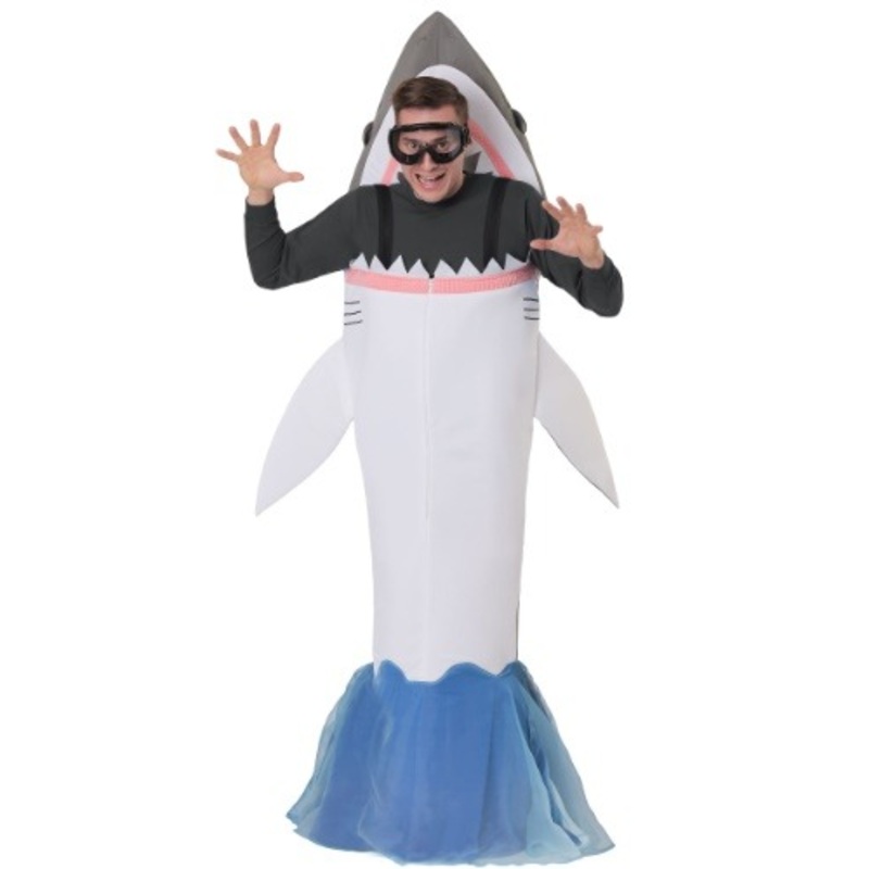 Shark Attack Costume for Adults Standard